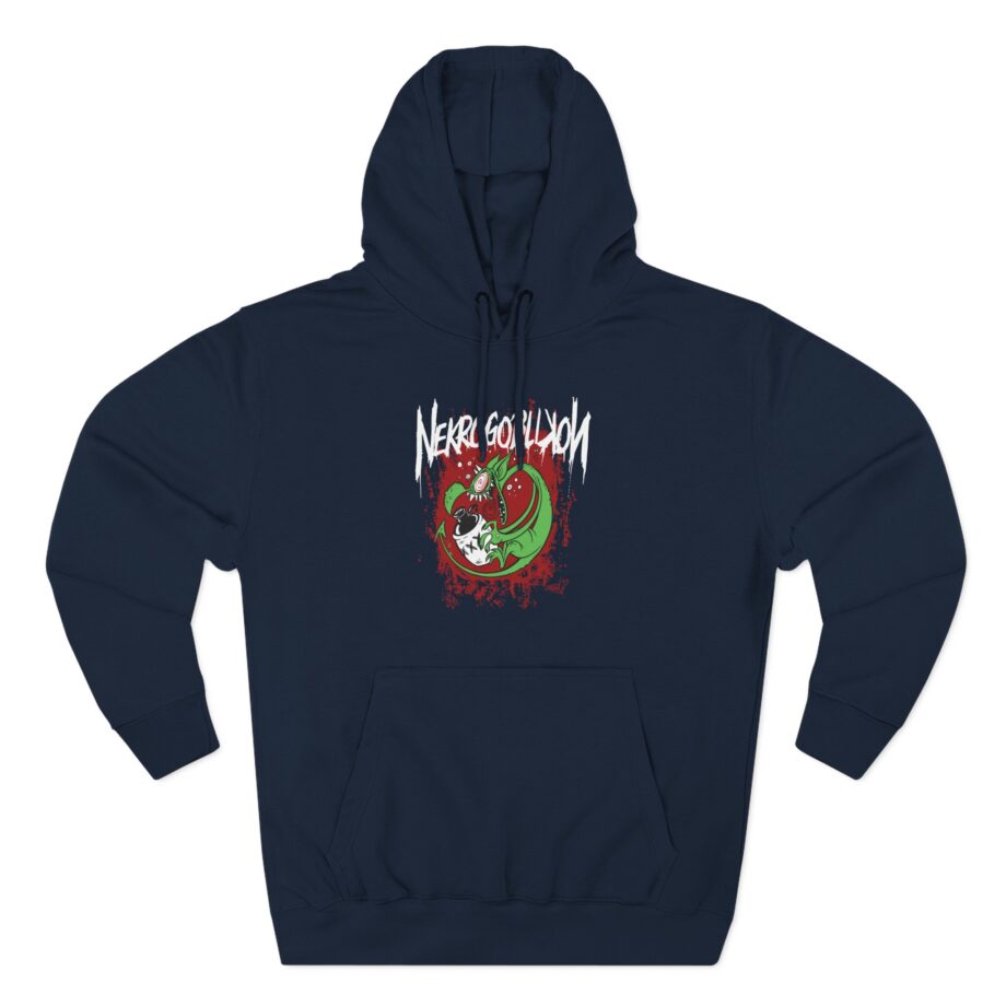 Nekrogoblikon Drunk Goblin Three-Panel Fleece Hoodie