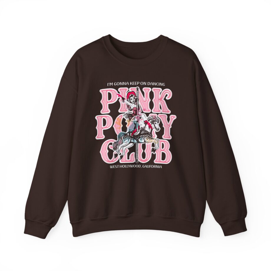 Chappell Roan Im Gonna Keep on Dancing Pink Pony Club Unisex Heavy Blend Crewneck Sweatshirt