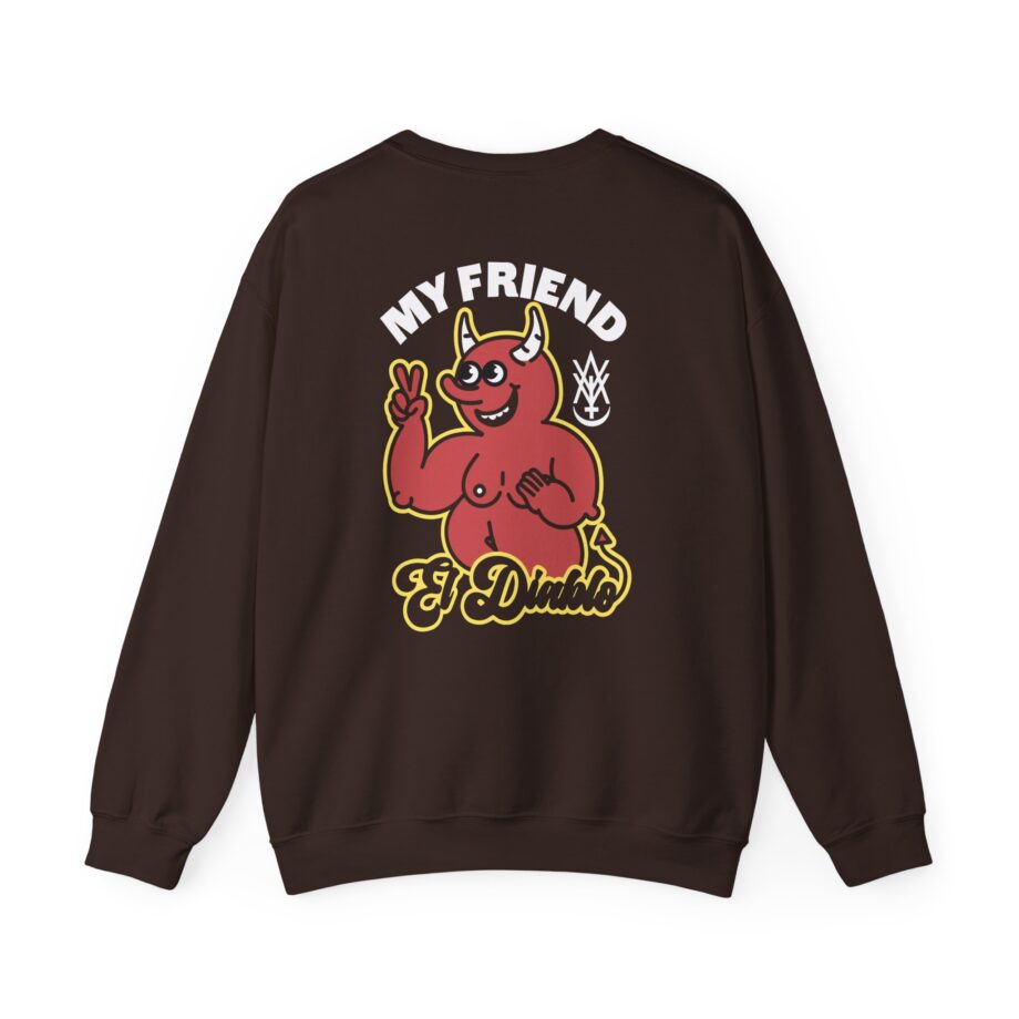 Amigo the Devil El Diablo Unisex Heavy Blend Crewneck Sweatshirt