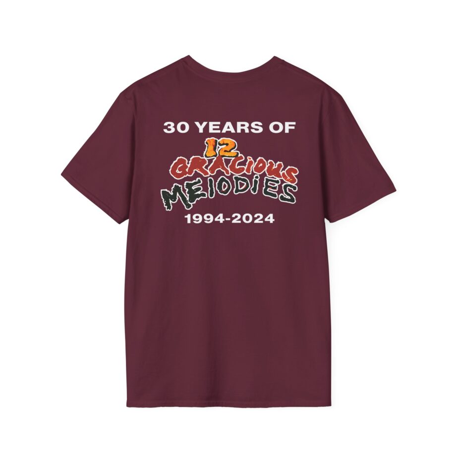 Stone Temple Pilots 12 Gracious Melodies 30th Anniversary Unisex Softstyle T-Shirt