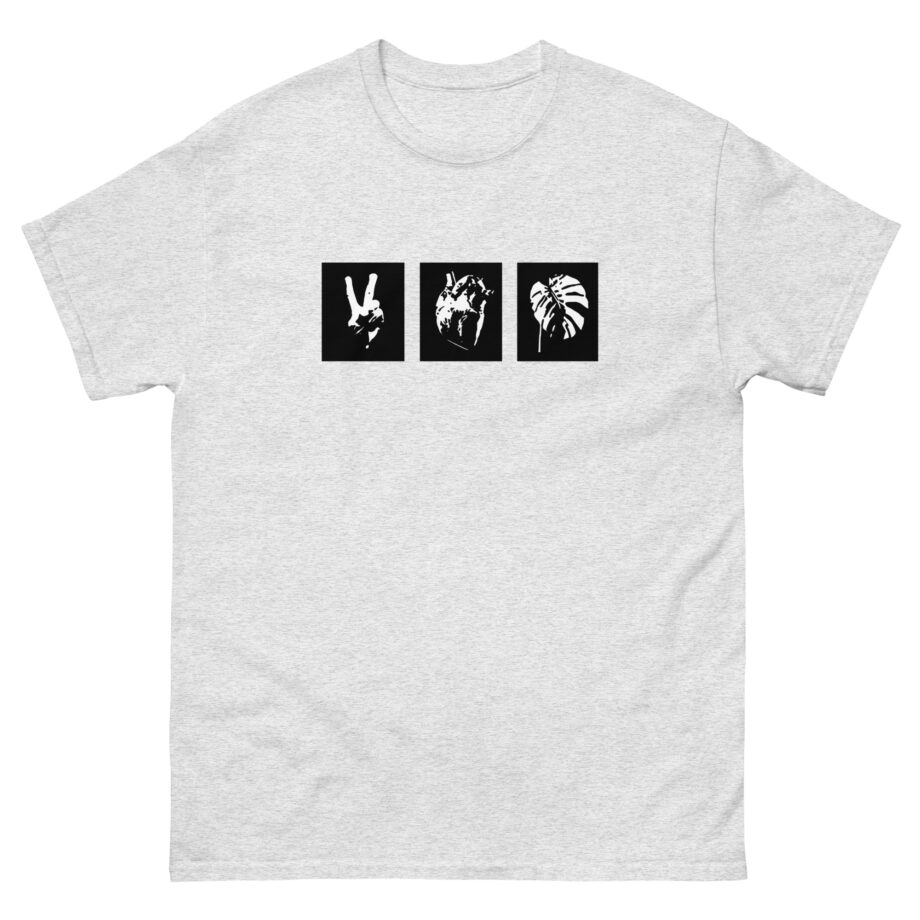 Mumbo Jumbo Peace, Love and Heavy Metal Unisex classic tee