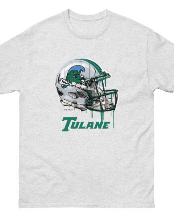 Tulane Football Helmet Unisex classic tee
