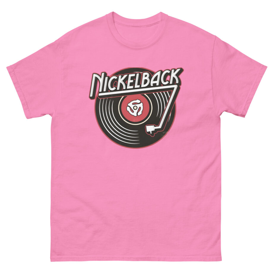 Nickelback Record Natural Ringer Unisex classic tee