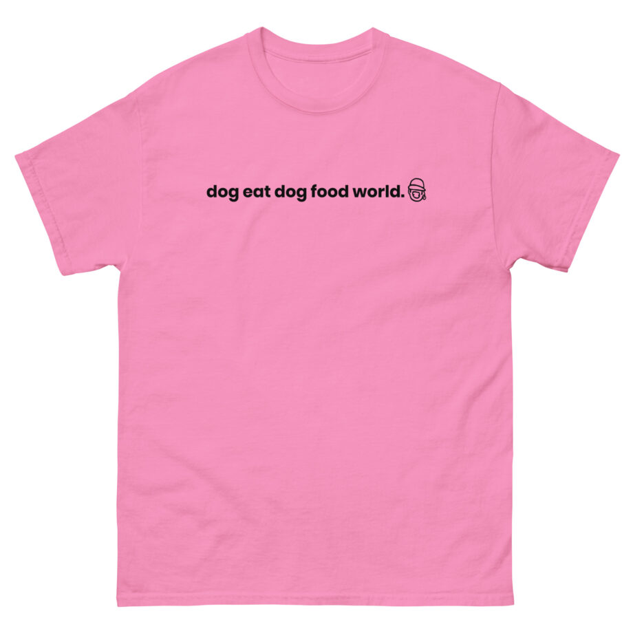Niko B Dog Eat Dog Food World Unisex classic tee