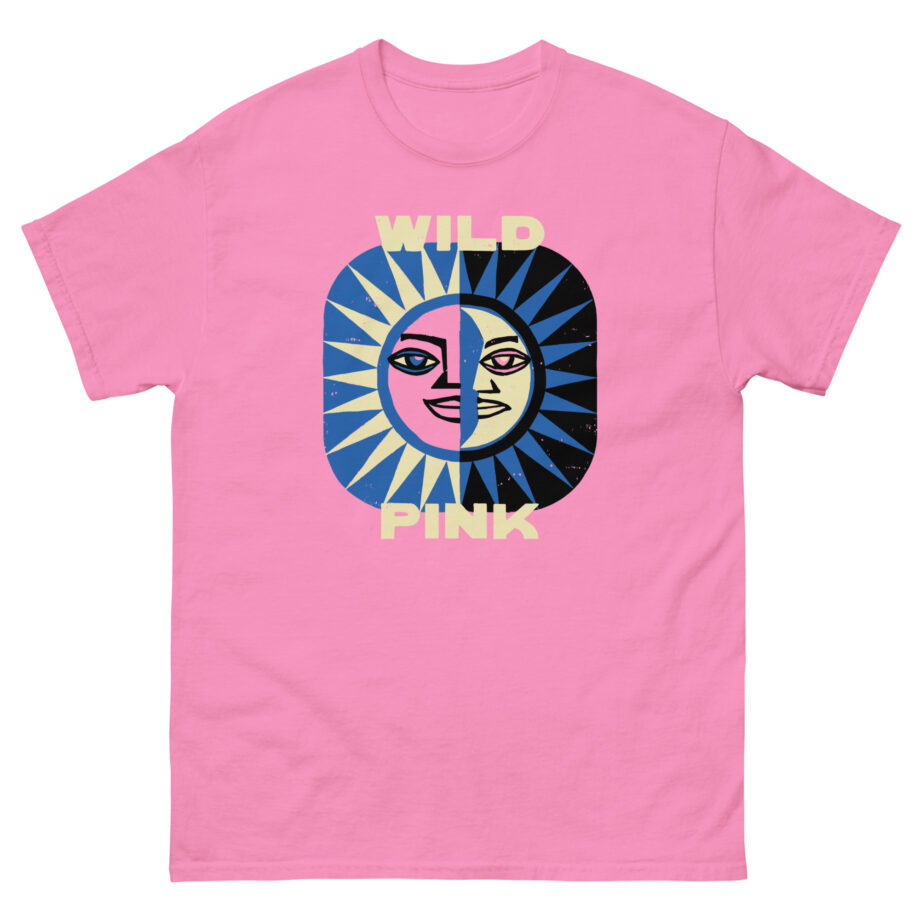Wild Pink Sun Moon Unisex classic tee