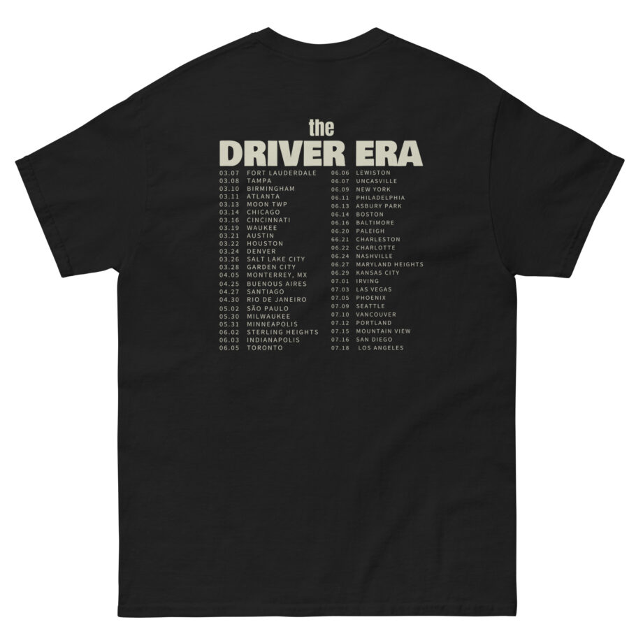 Driver Era Groovy Logo Tour Unisex classic tee