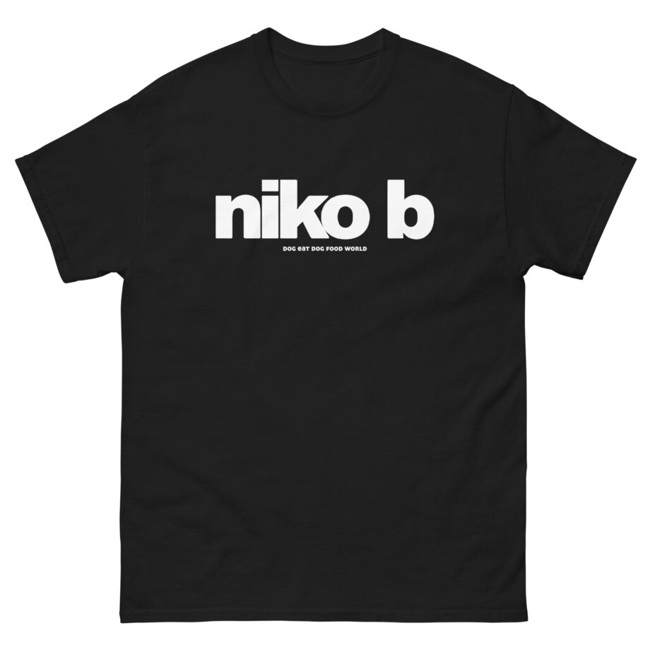 Niko B Dog Eat Dog Food World Unisex classic tee