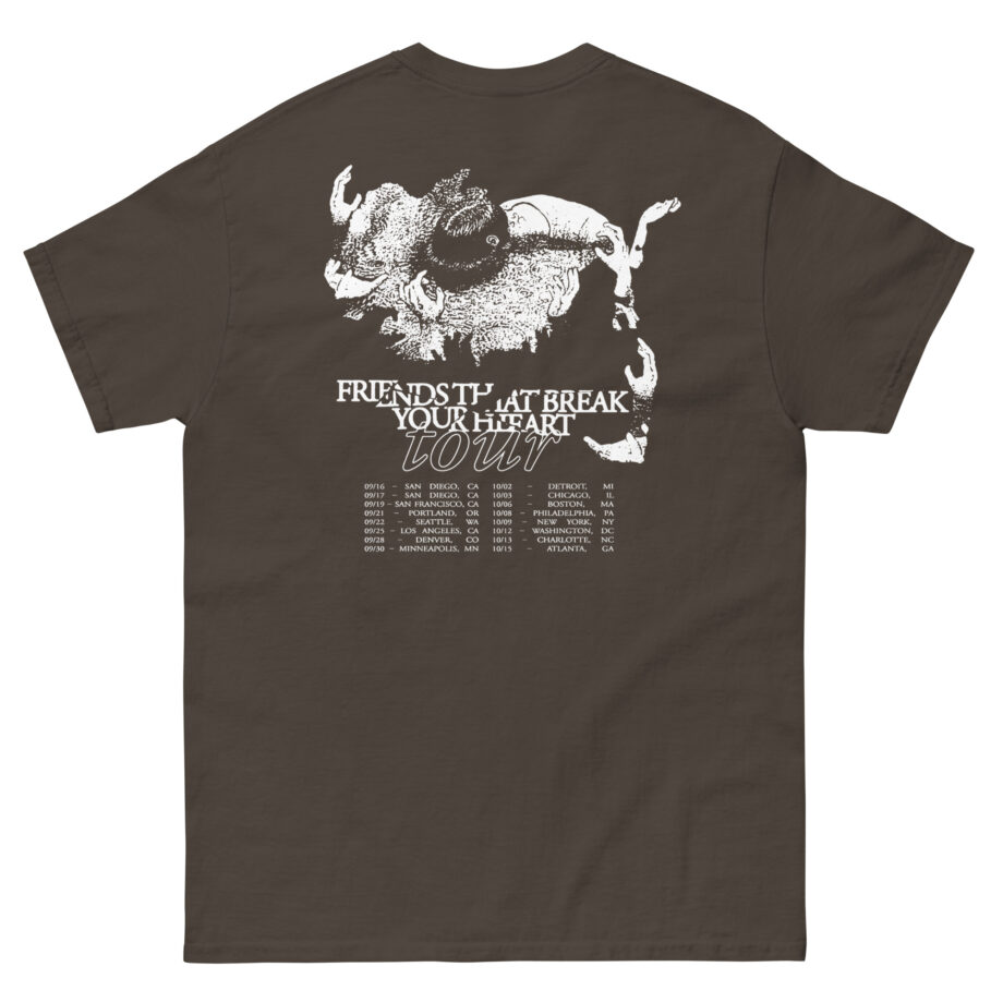 James Blake Friends That Break Your Heart Black 2021 Tour Unisex classic tee