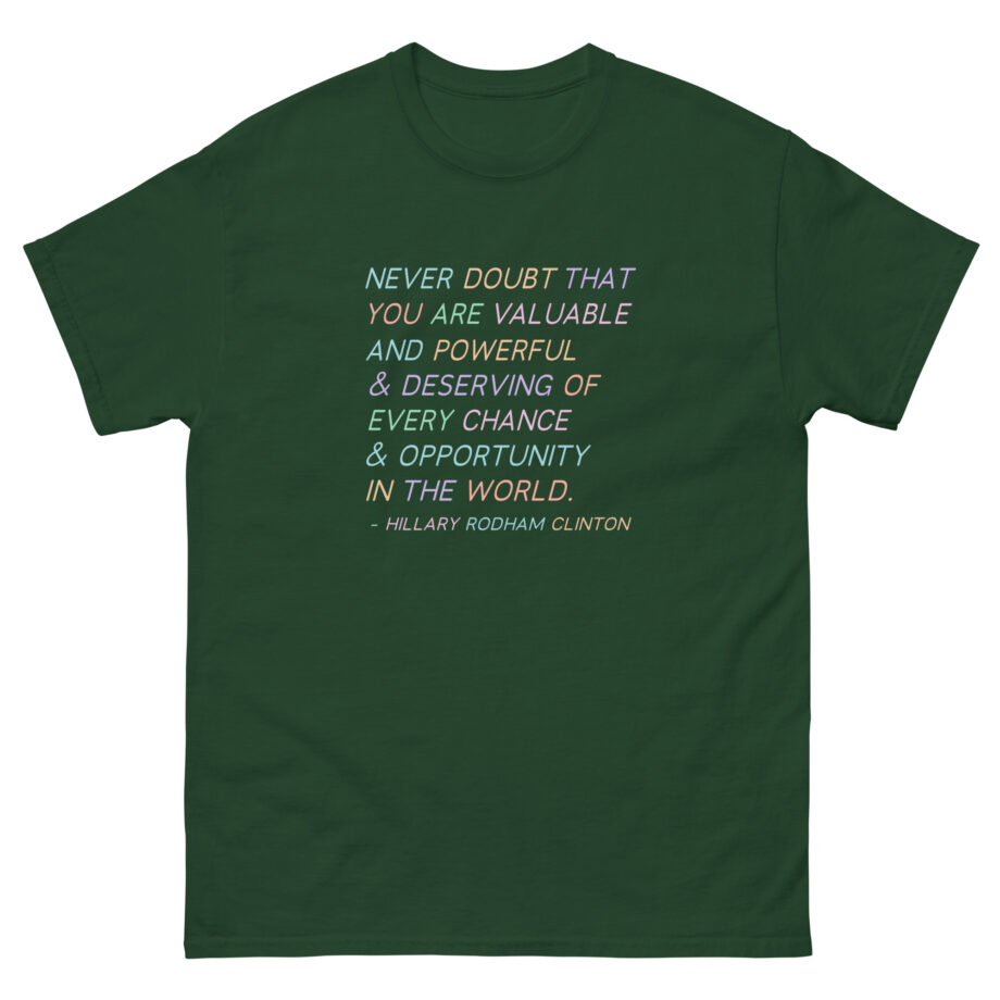 But Her Emails Deserving of Every Chance Unisex classic tee