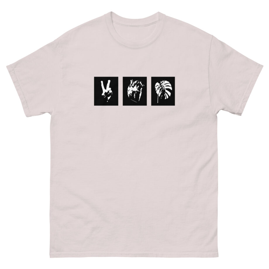 Mumbo Jumbo Peace, Love and Heavy Metal Unisex classic tee