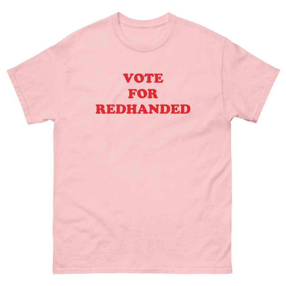 Red handed for Vote Unisex classic tee