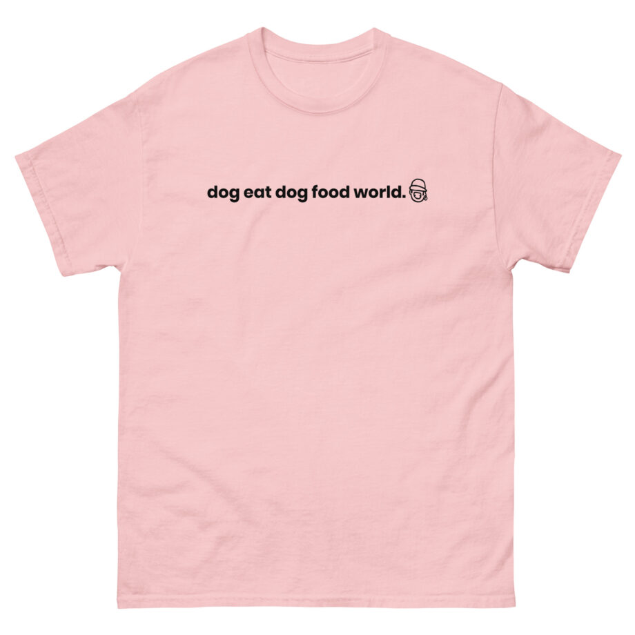 Niko B Dog Eat Dog Food World Unisex classic tee