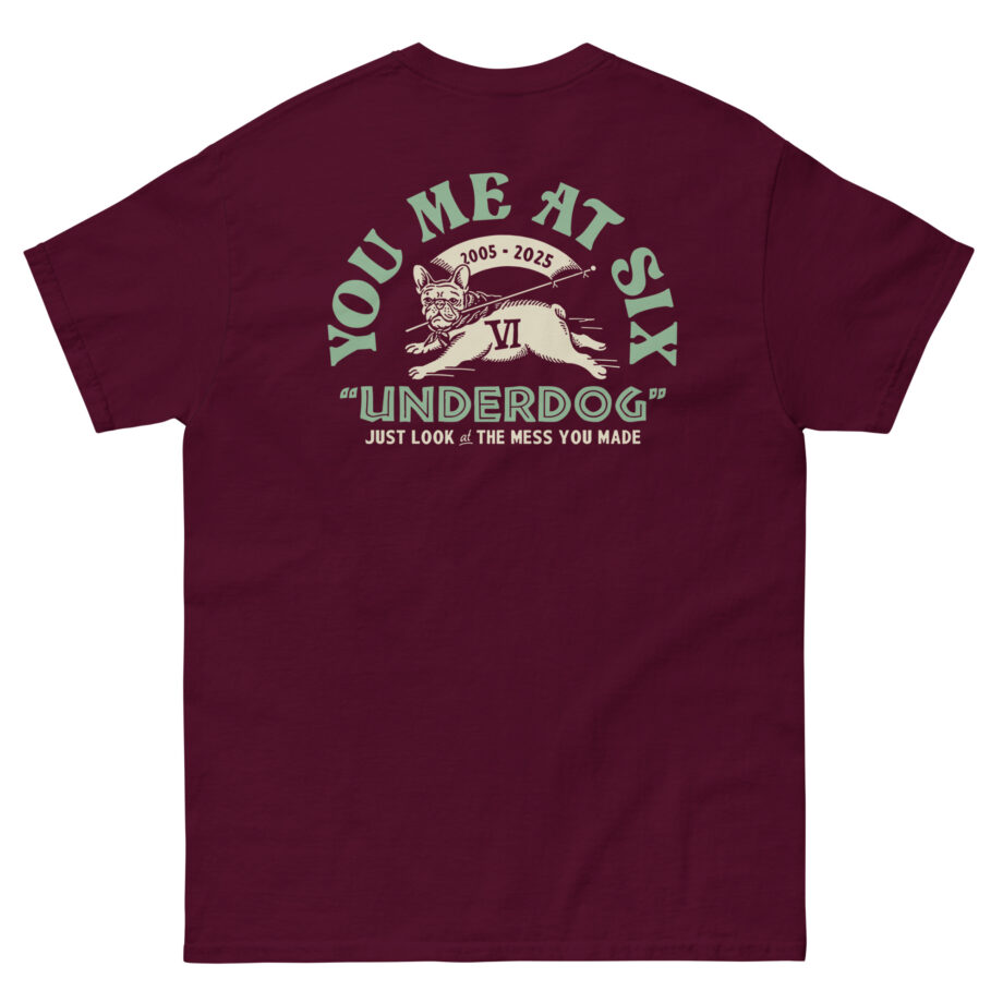You Me at Six Underdog Unisex classic tee