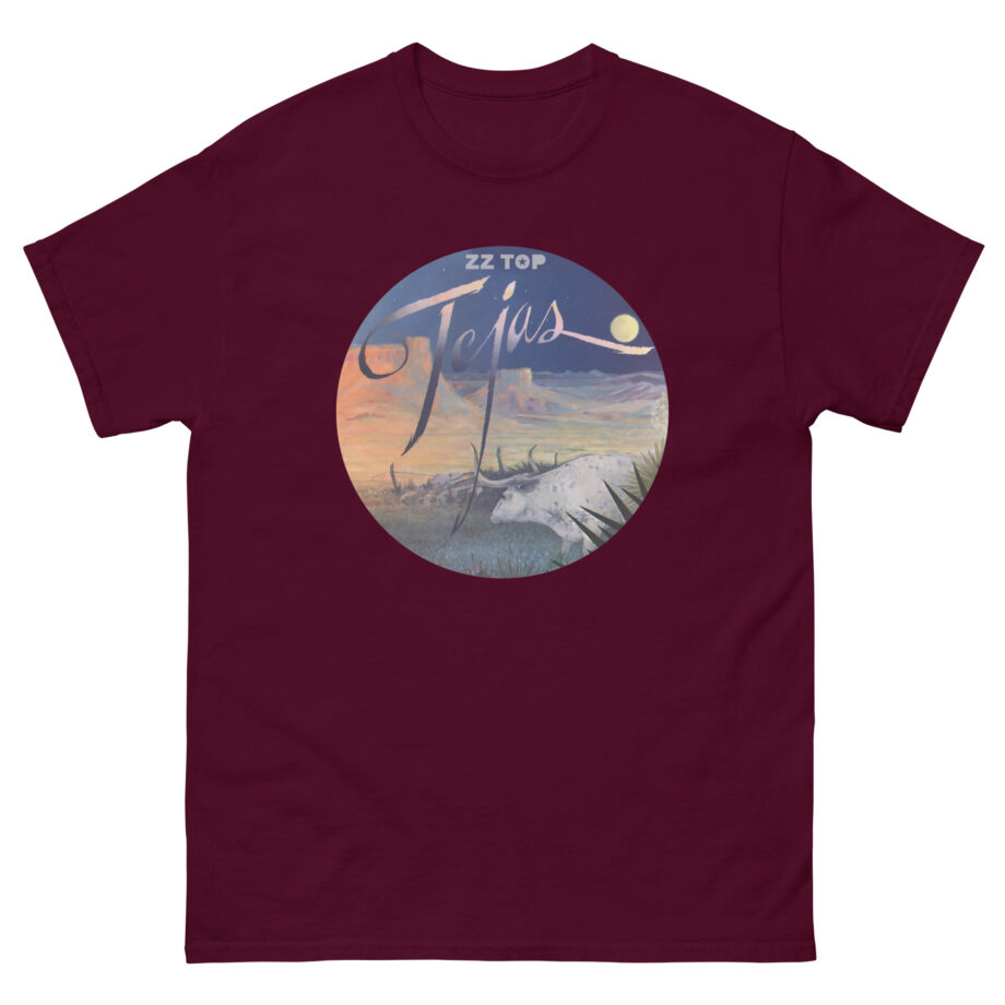 Zz Top 1976 Tejas Beige Unisex classic tee