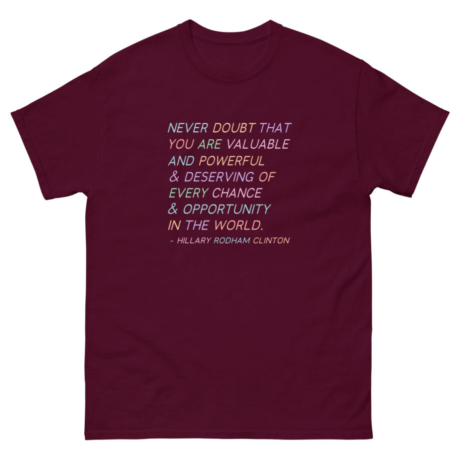 But Her Emails Deserving of Every Chance Unisex classic tee