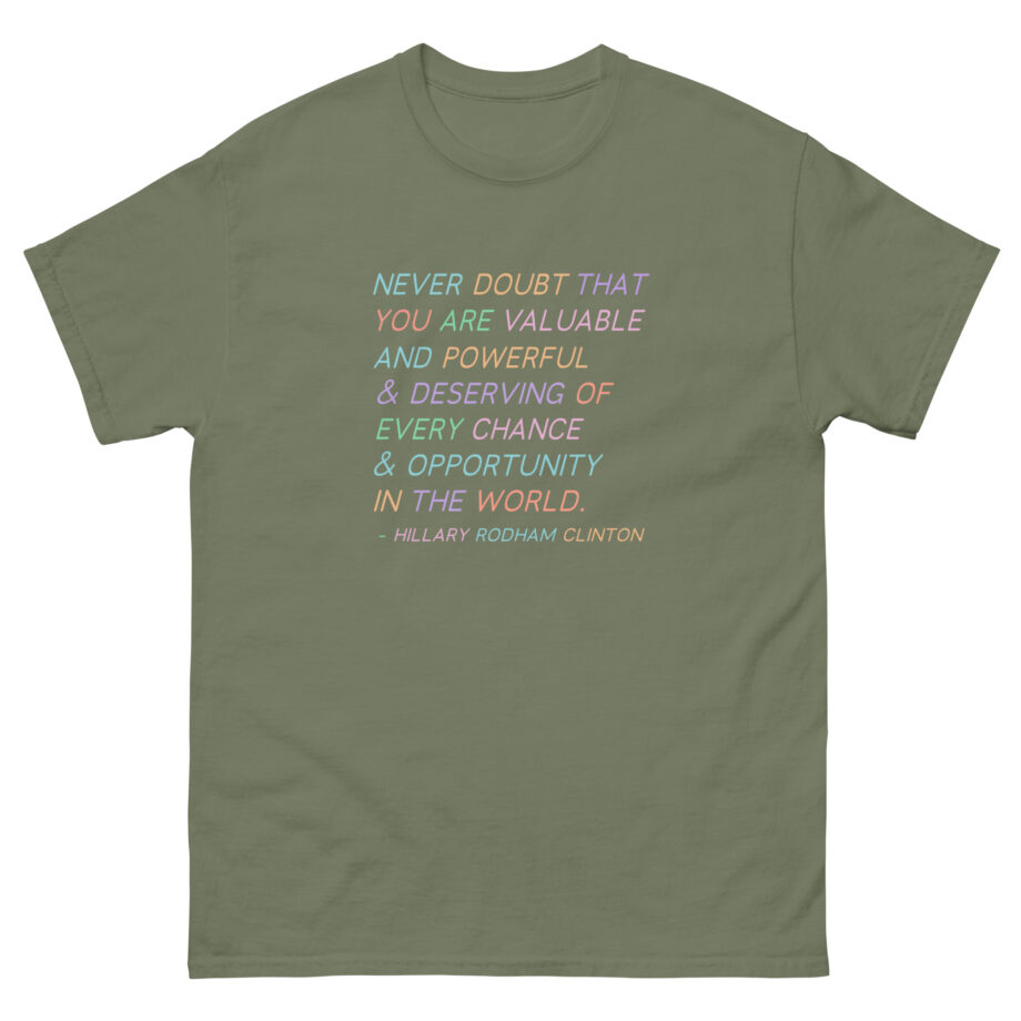 But Her Emails Deserving of Every Chance Unisex classic tee