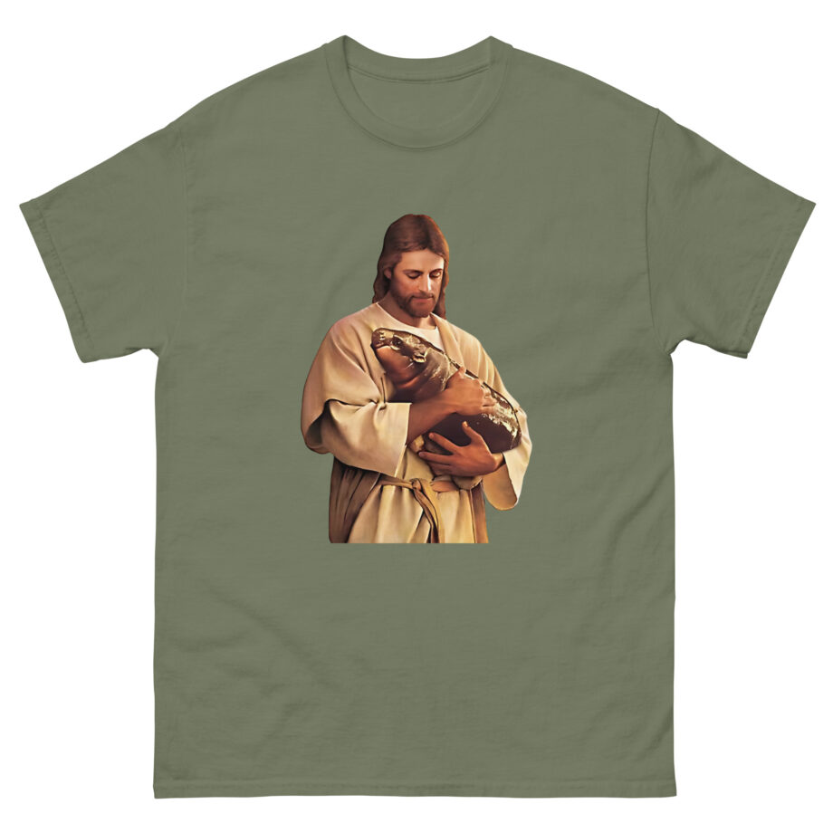 Jesus Moo Deng Unisex classic tee