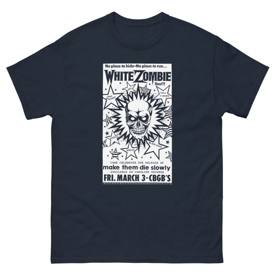 White Zombie Cbgb Poster Unisex classic tee