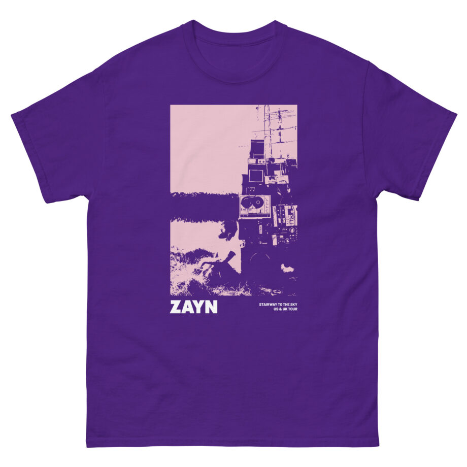 Zayn Malik Antenna Itin Faded Unisex classic tee