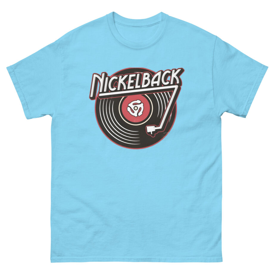 Nickelback Record Natural Ringer Unisex classic tee