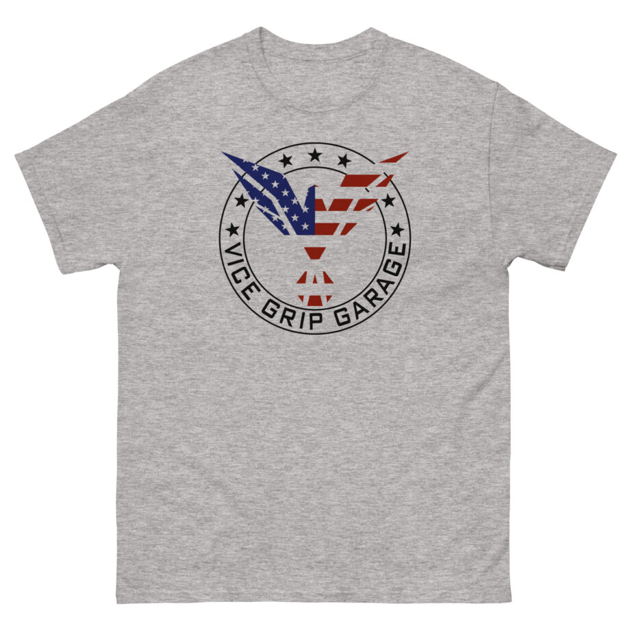 Vicegripgarage Patriotic Flying Eagle Unisex classic tee
