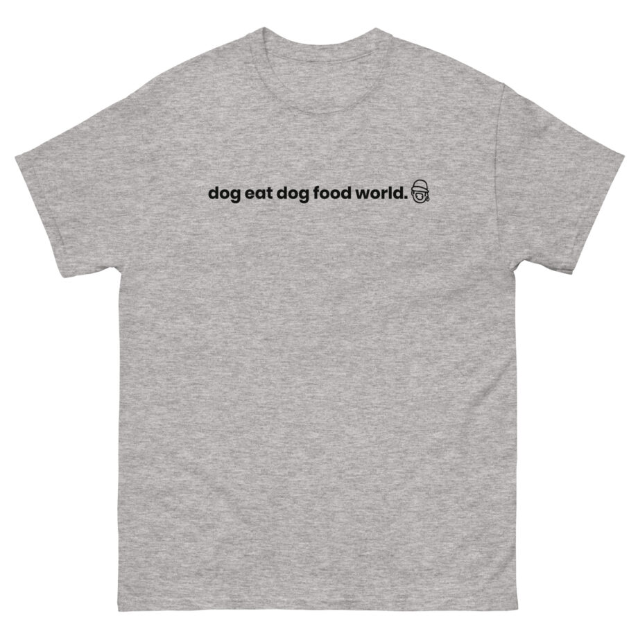 Niko B Dog Eat Dog Food World Unisex classic tee