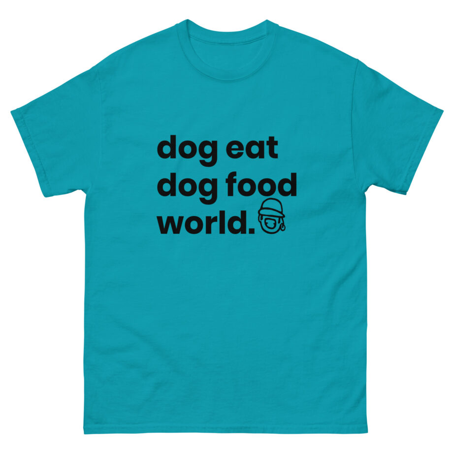 Niko B Dog Eat Dog Food World Unisex classic tee