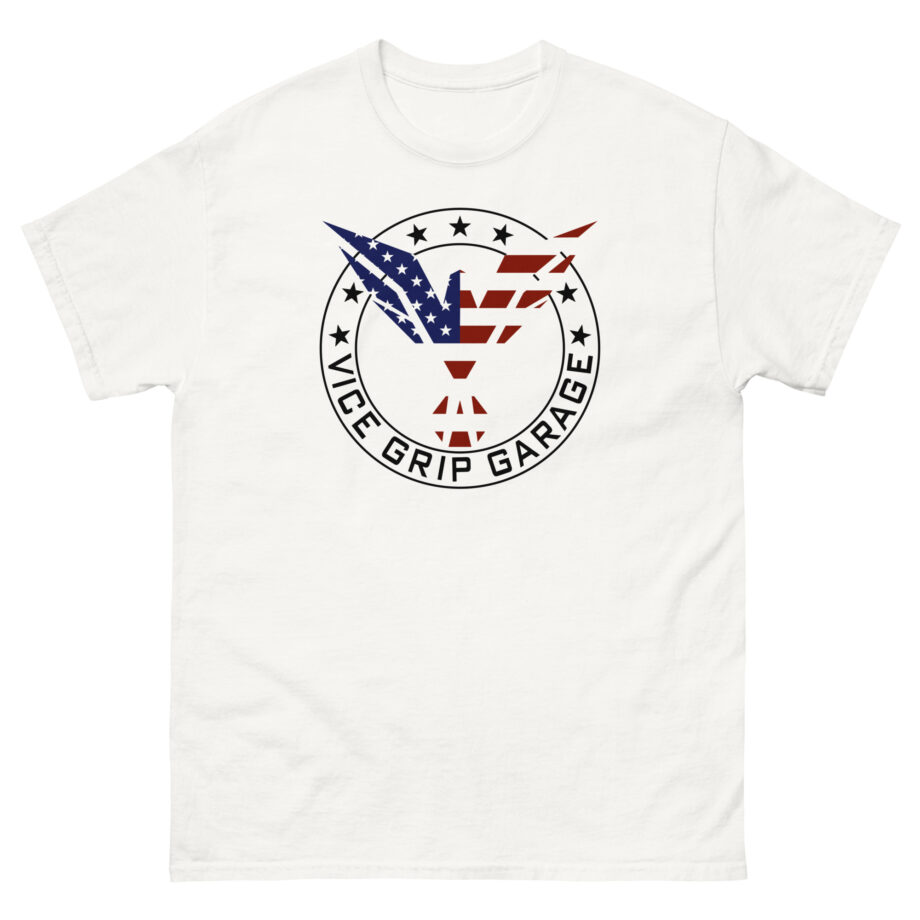 Vicegripgarage Patriotic Flying Eagle Unisex classic tee