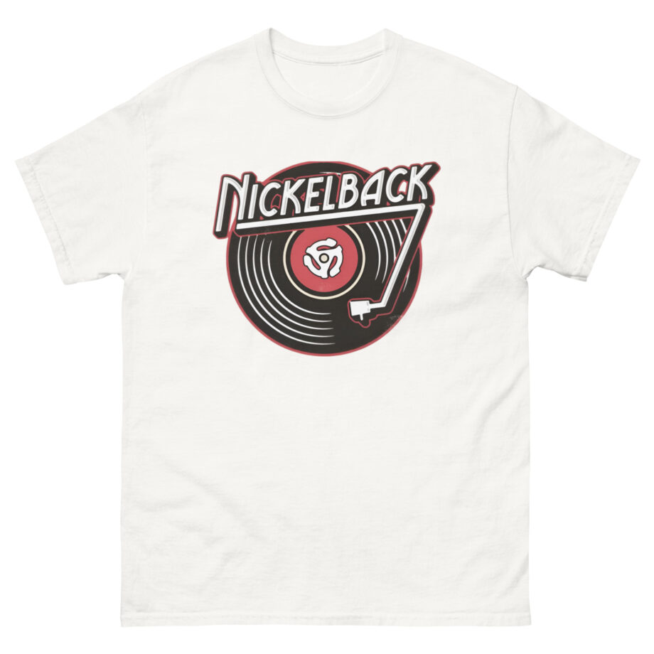 Nickelback Record Natural Ringer Unisex classic tee