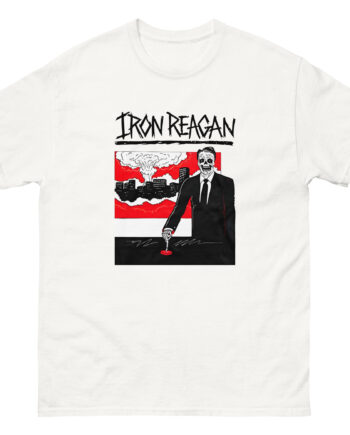 Iron Reagan Finger On The Button Unisex classic tee